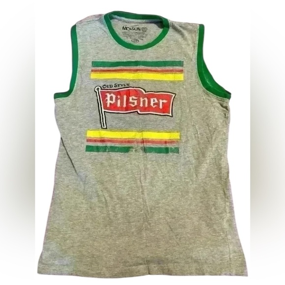 Pilsner sleevless men’s grey size  medium - Picture 1 of 4